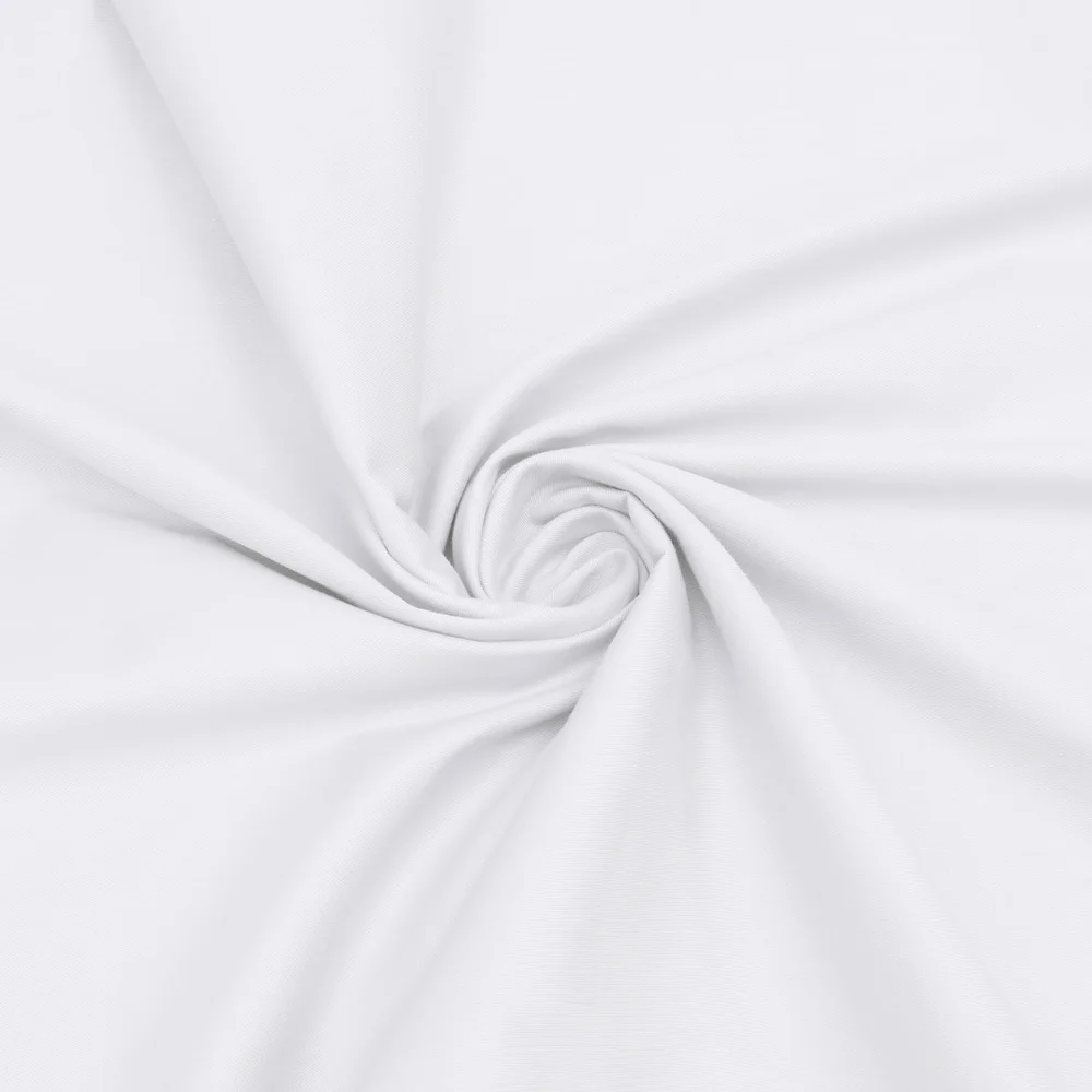 Homiest Cotton Broadcloth Fabric by the Yard, 3 yd x 56 in, White