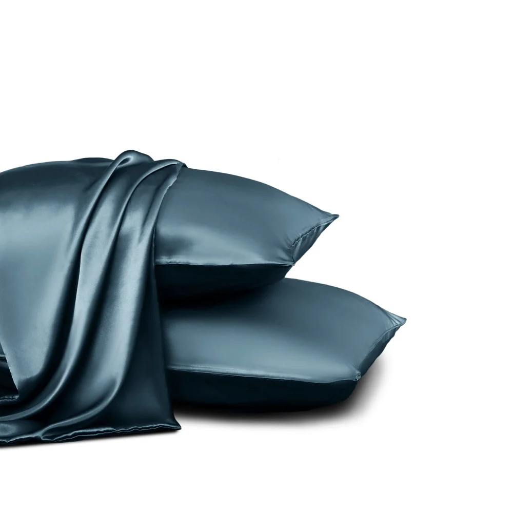 Homiest Standard Satin Pillowcase, 20x26 in, Deep Sea Blue
