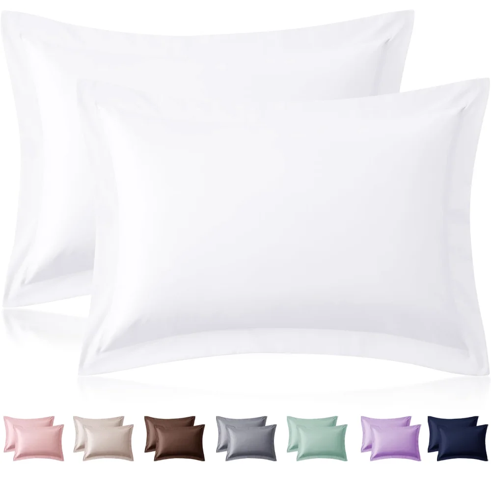 Homiest Pillow Shams, Queen, set of 2, White